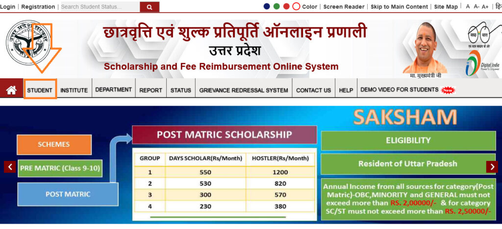 स्कॉलर शिप आवेदन करने का तरीका 